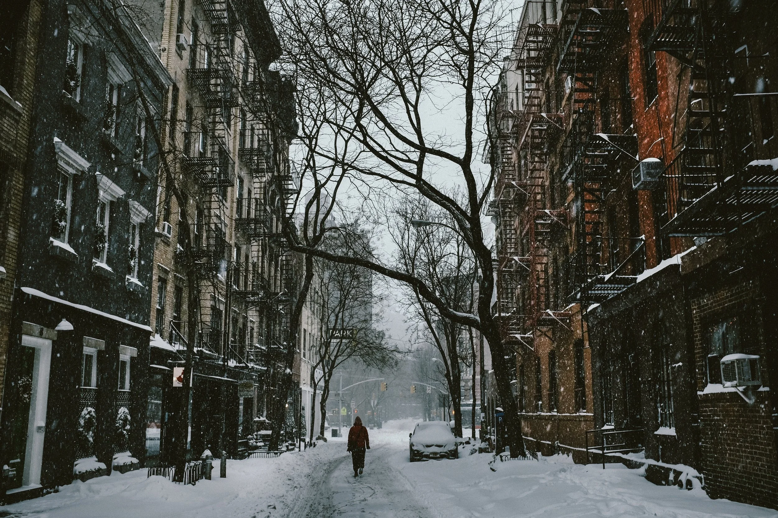 West Village in the wintertime