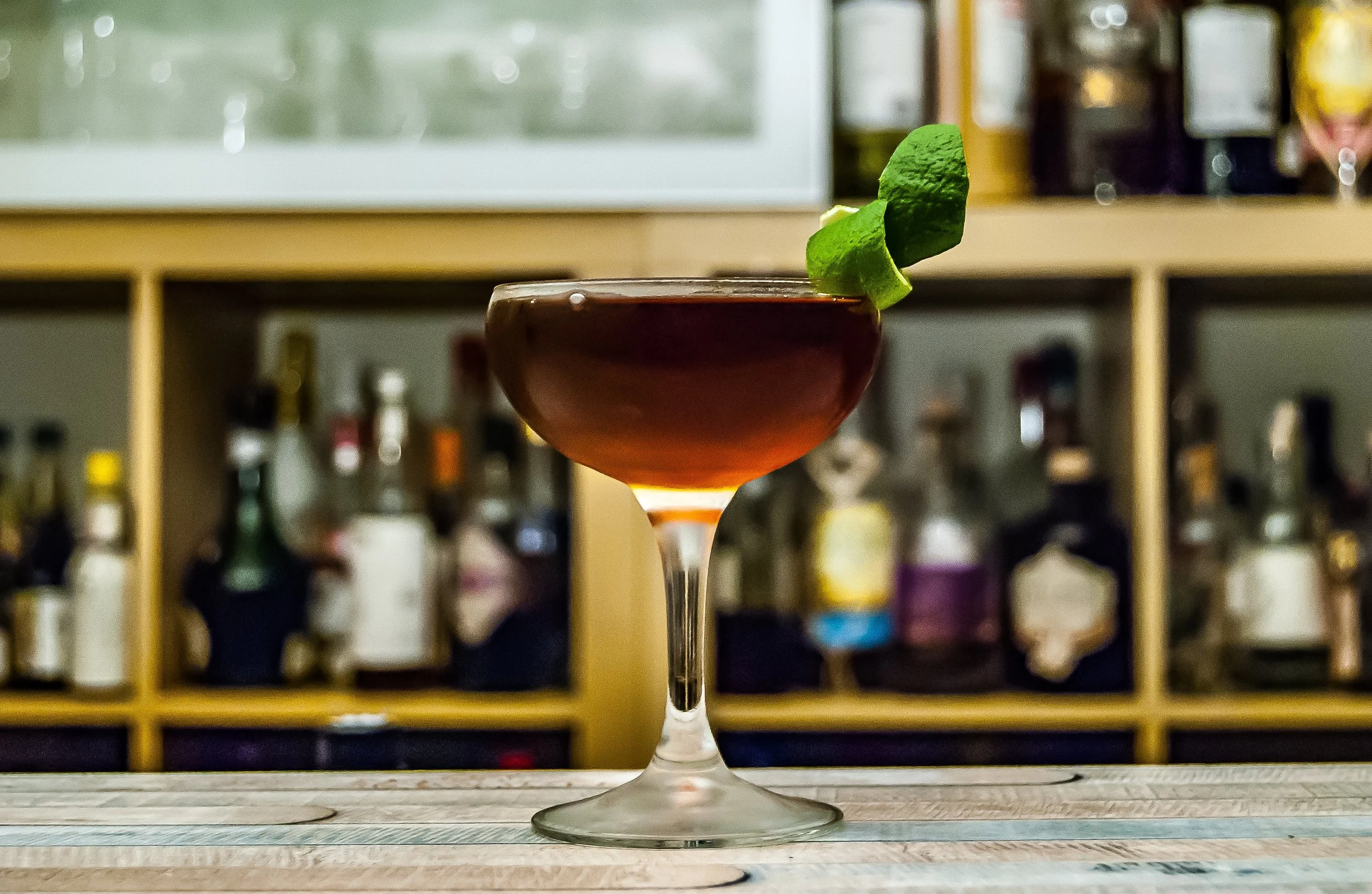 A carefully-crafted cocktail