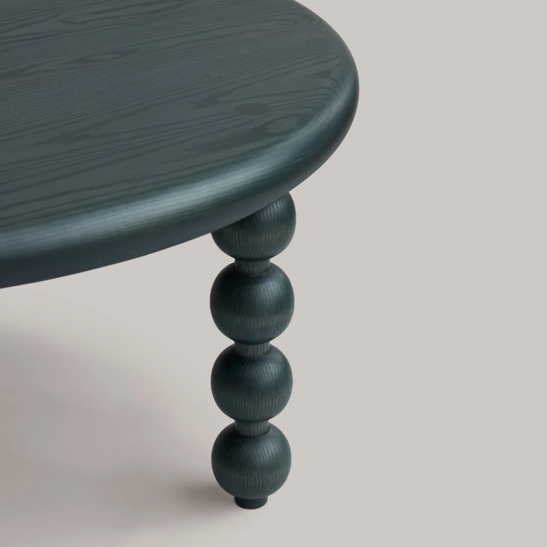 pink & tan coffee table