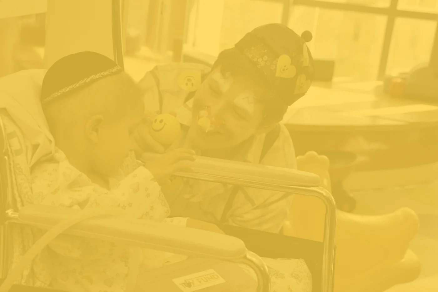 "We bring doses of fun, laughter and imagination to kids with cancer or with chronic illnesses"