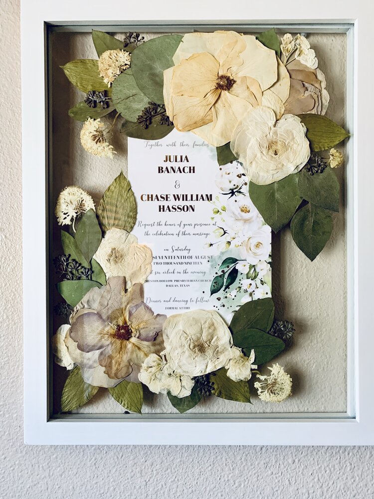 Wedding Bouquet Preservation — Glasshouse Collection- Preserved Flower And  Resin Art