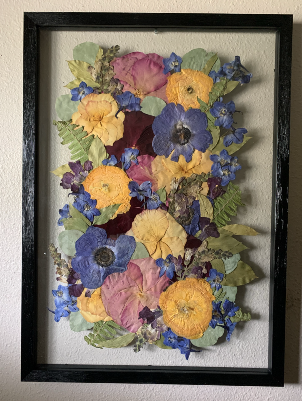 Pressed Flower Art Frame — My Moonstone Kitchen