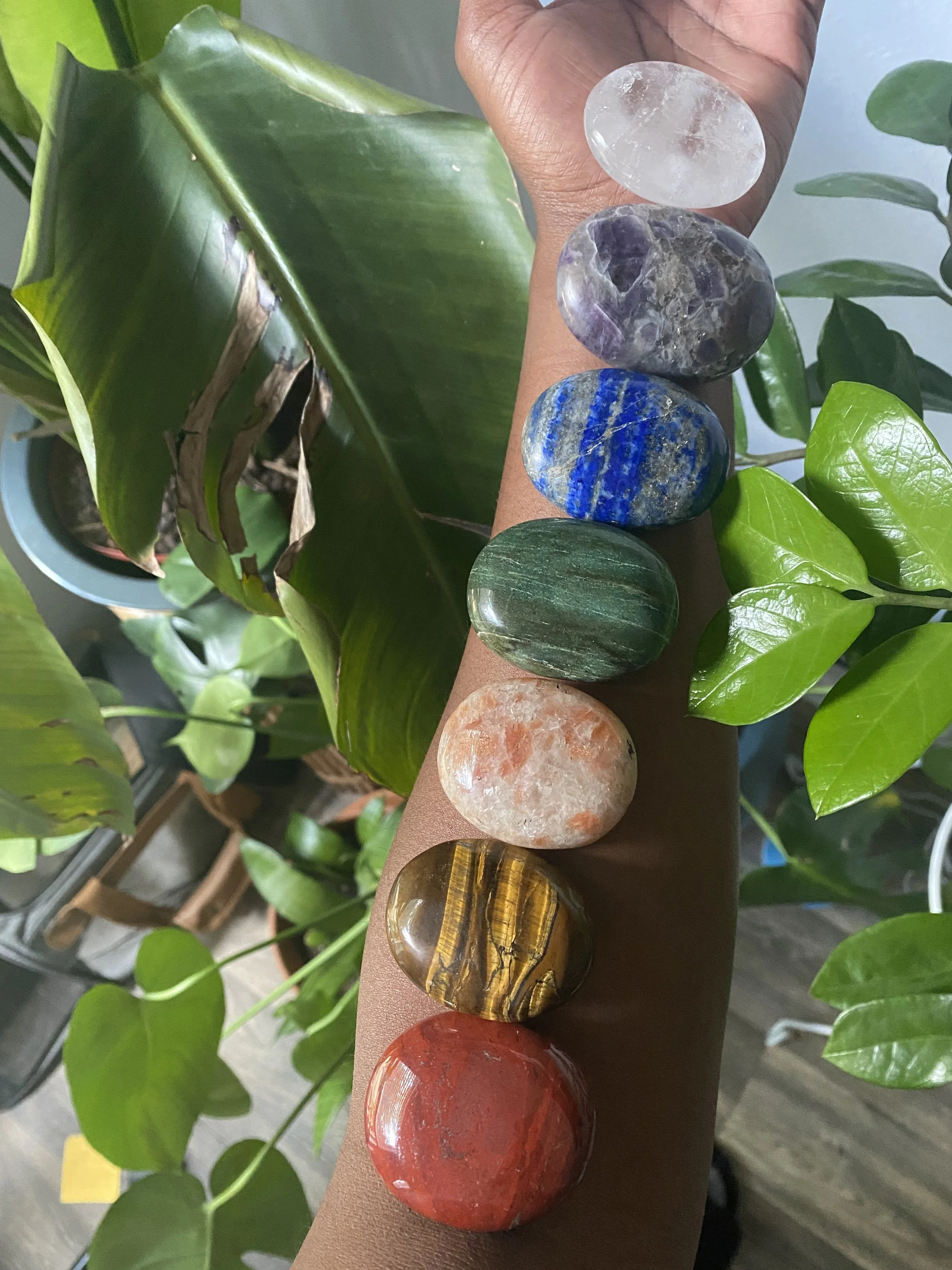 Chakra Palm Stones