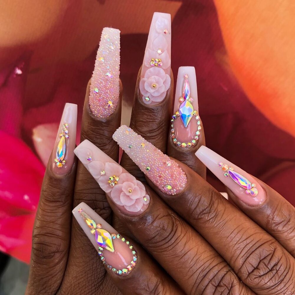 0902 -Diamond Dust Pixie Ombré - Pink and White — Glitz