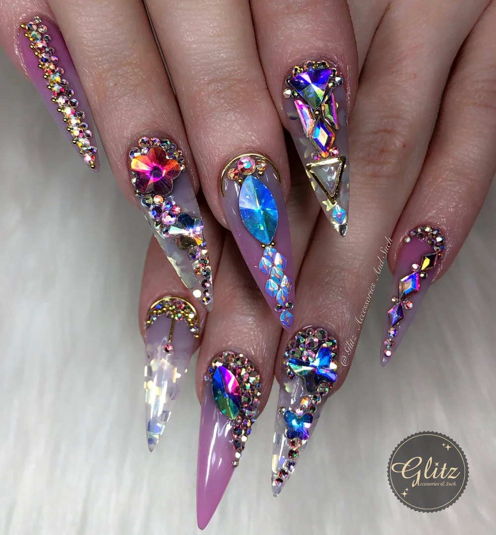 Glitz Crystal Starter Kit With 20 Different Designs Glitz Complete Tool Set Ab Diamond Dust Pixie Glitz Accessories Such