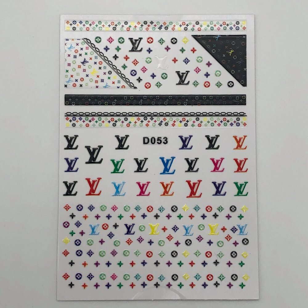 Louis 010 - Nail Art Sticker — Glitz Accessories & Such.