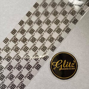 Clear Brown Louis - Transfer Foil Single — Glitz Accessories & Such.