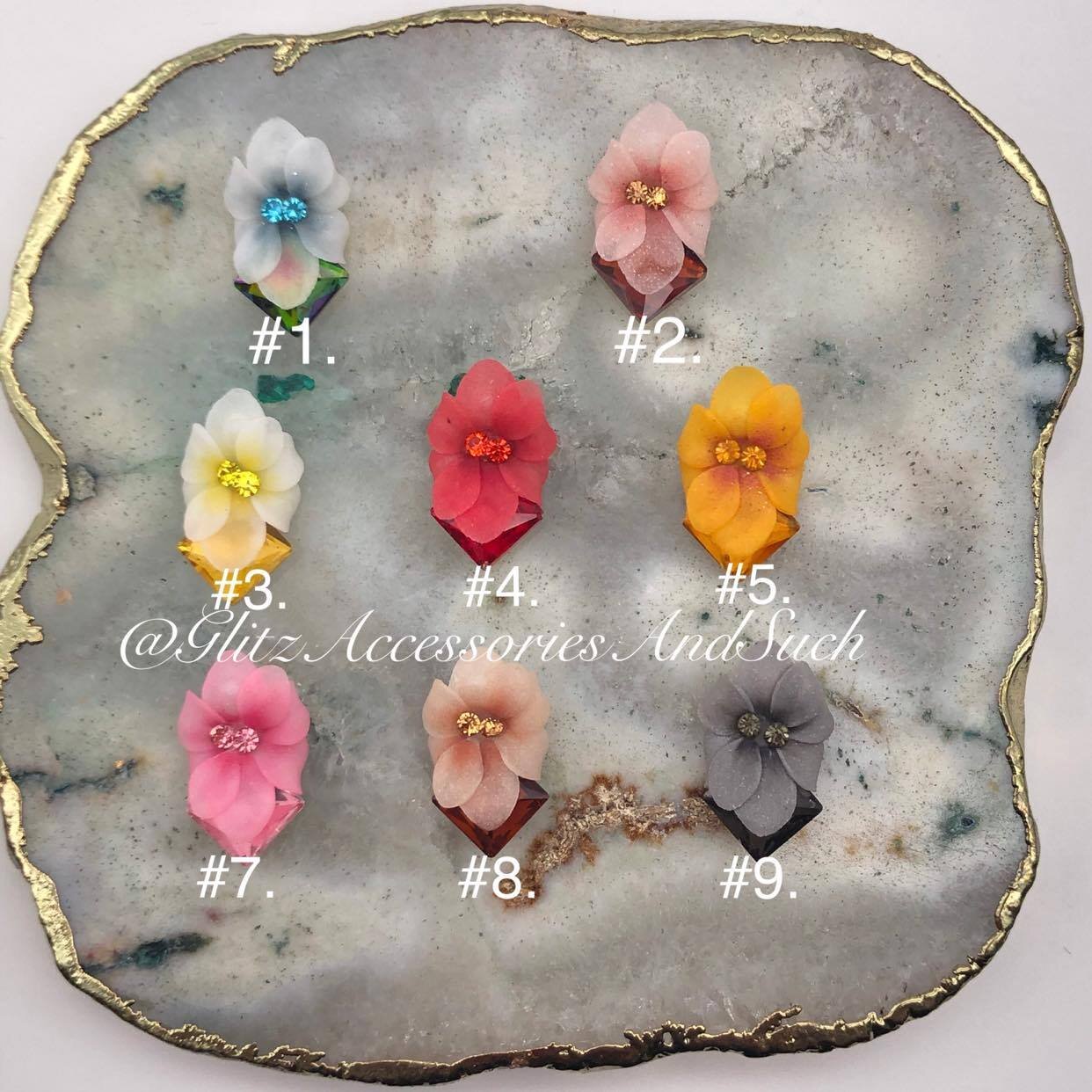 Hidden Gem - 3D HandCrafted Acrylic Charms