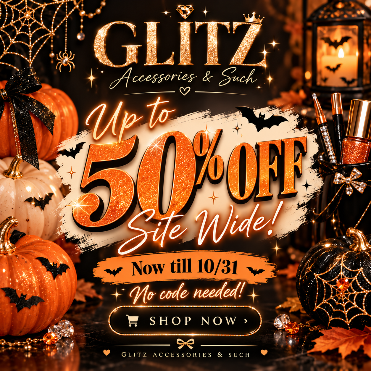 Glittering Halloween Glam Sale Banner 2026.png