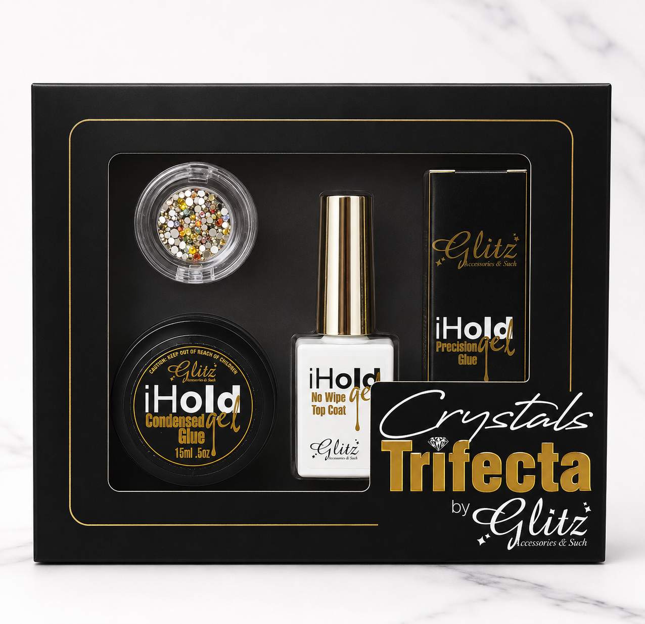 🏆 Crystals Trifecta  4+ Weeks Long-Lasting Crystal Adhesion