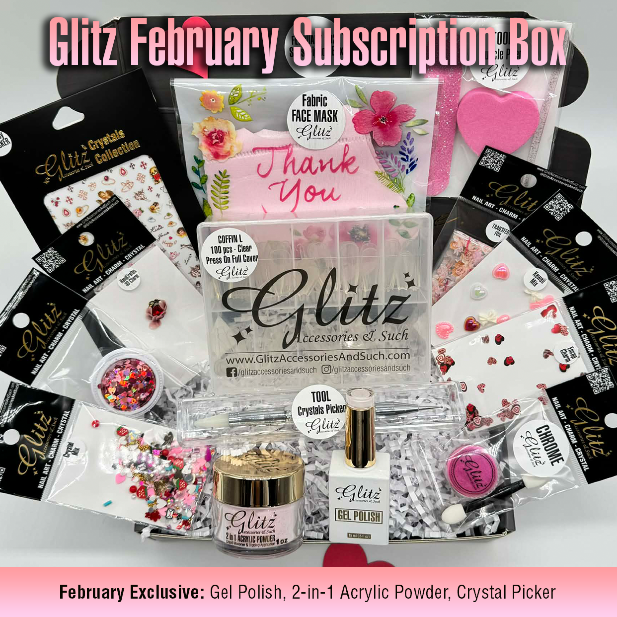 Exclusive Monthly Nail Art Subscription Box✨📦