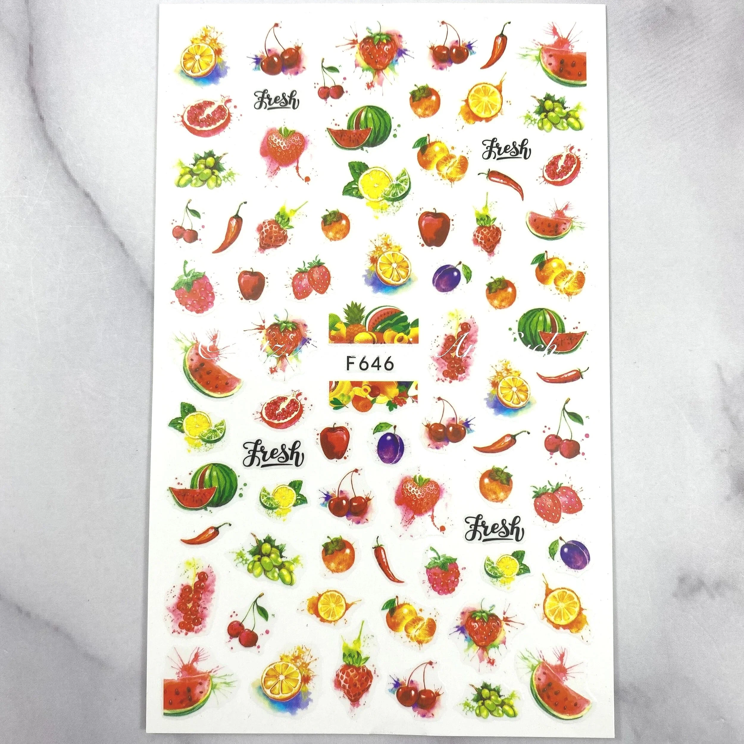 Tropical Fruit 46 - Summer Nail Art Sticker