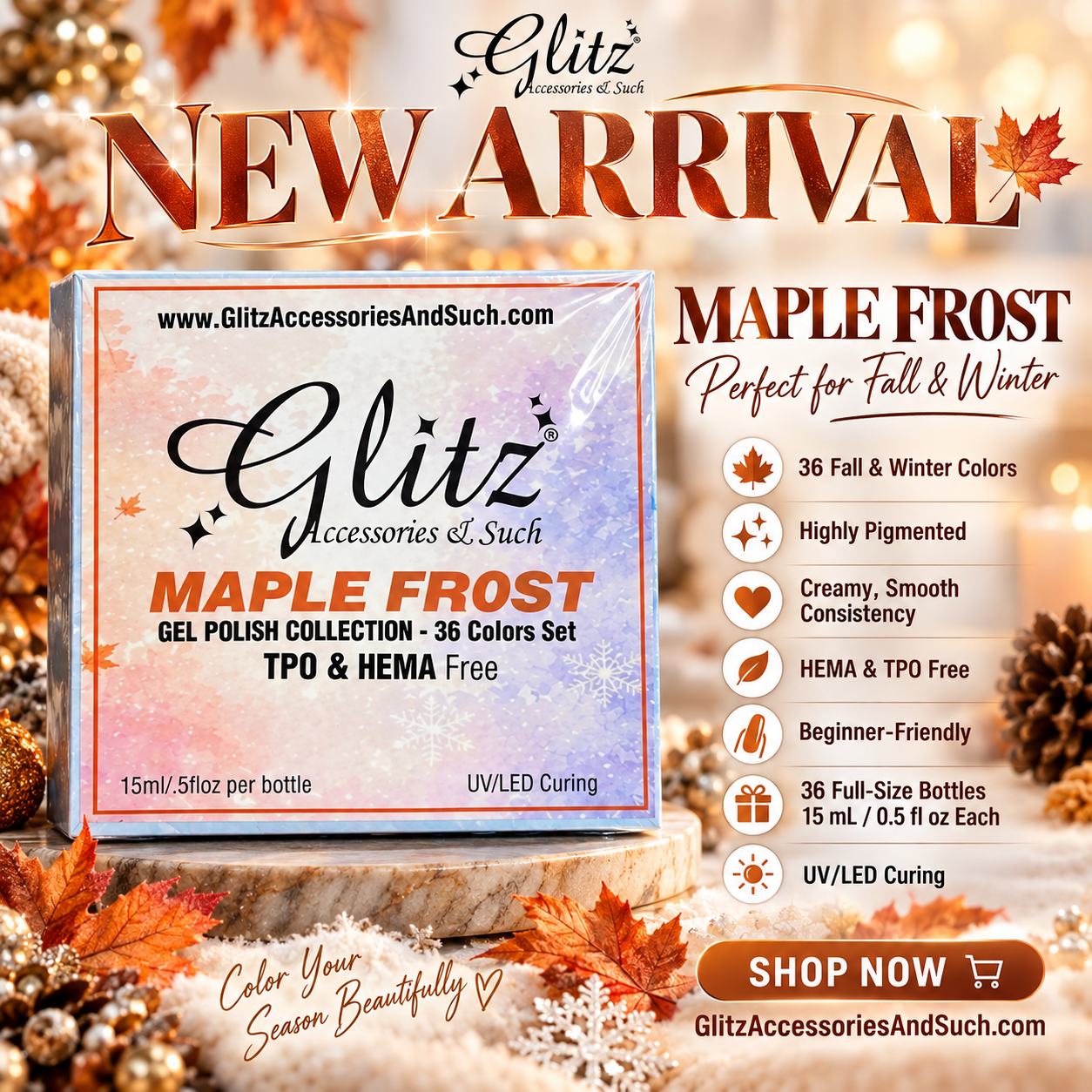 Maple Frost New 36 Gel Polish Collection.png