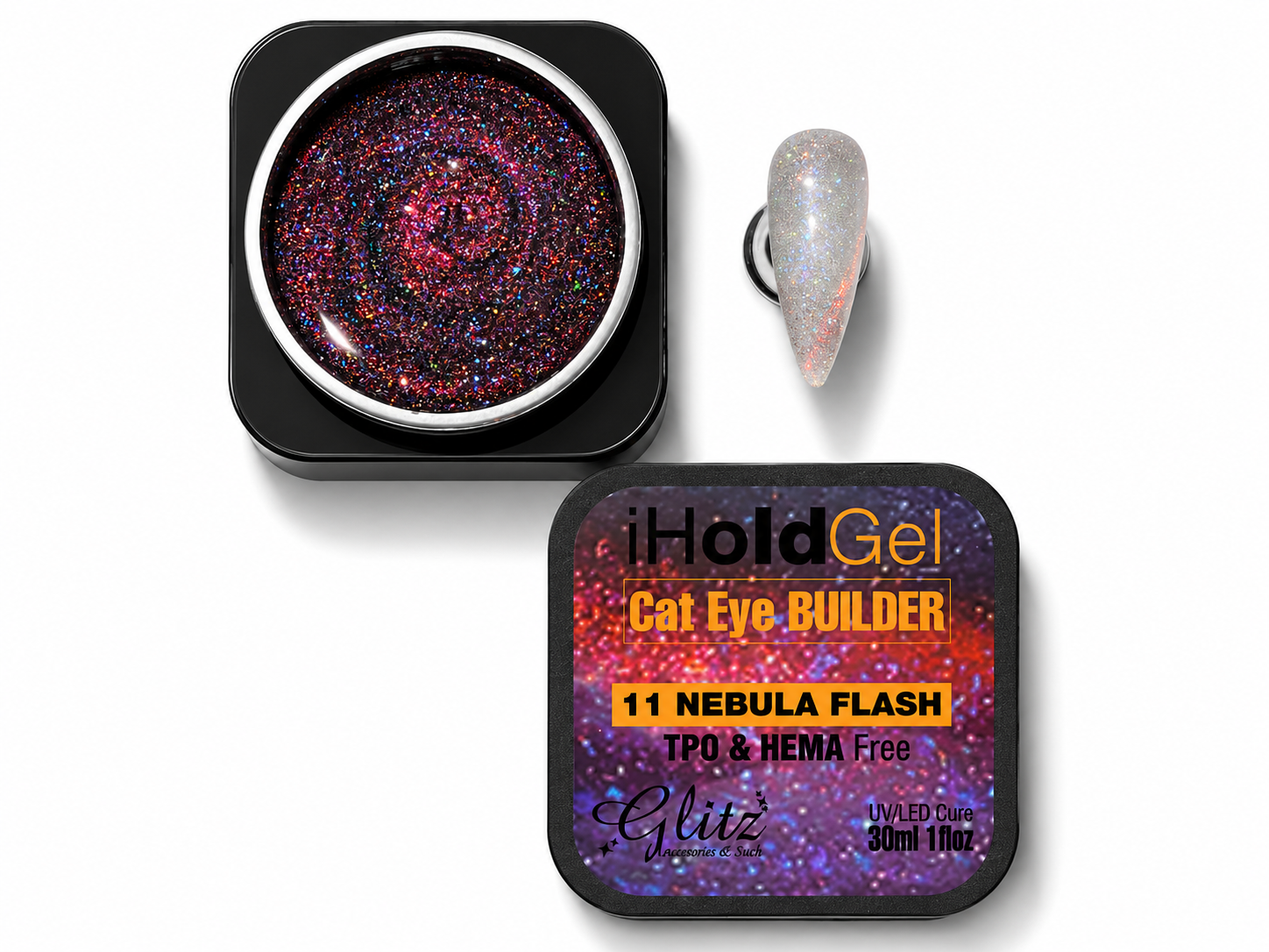 #11 Nebula Flash - Cat Eye Hard Builder Gel