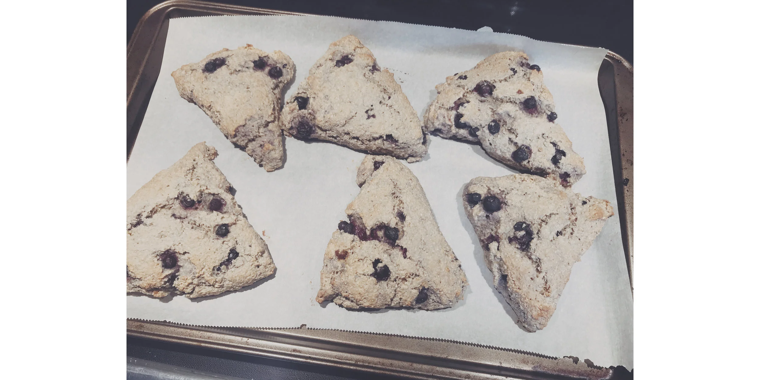 Scones aux bleuets sans gluten ni lactose