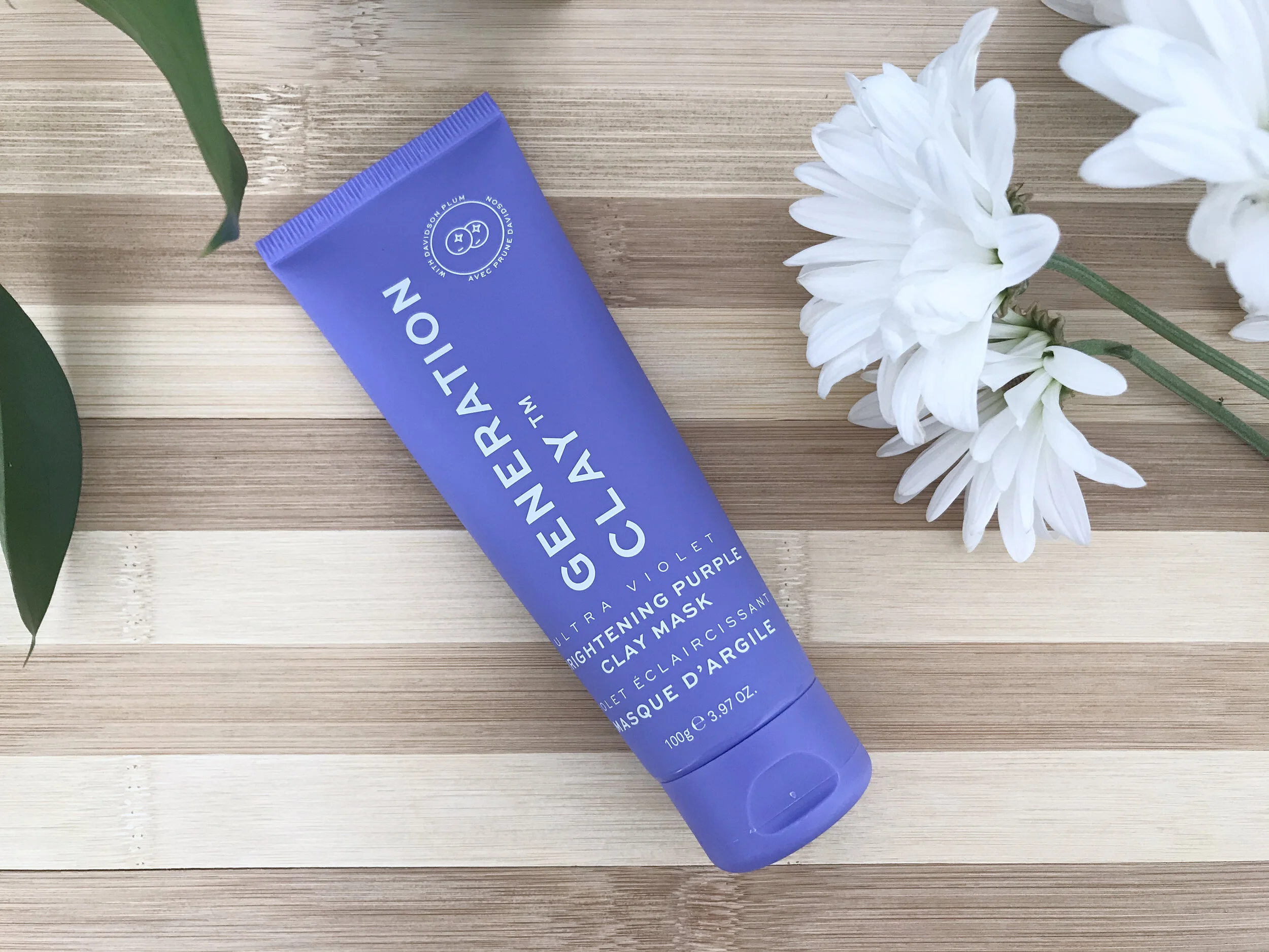 Mon avis et revue du masque d'argile Violet Éclaircissant de Generation Clay