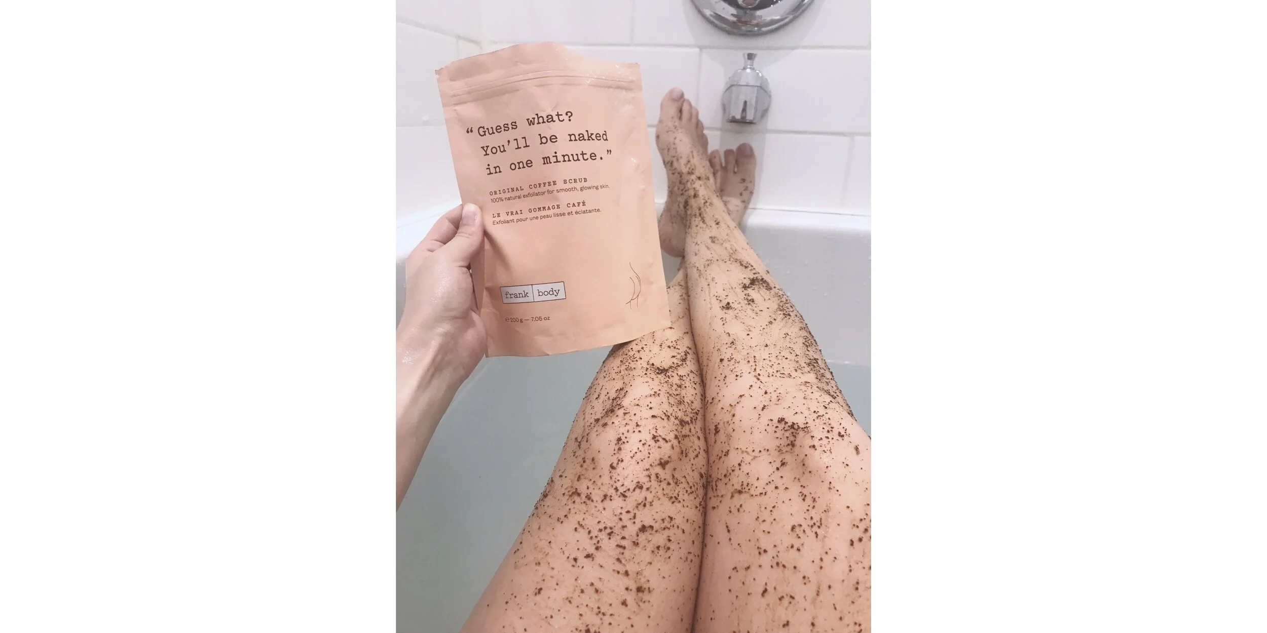 J’ai testé le vrai gommage café de Frank Body, voici mon avis