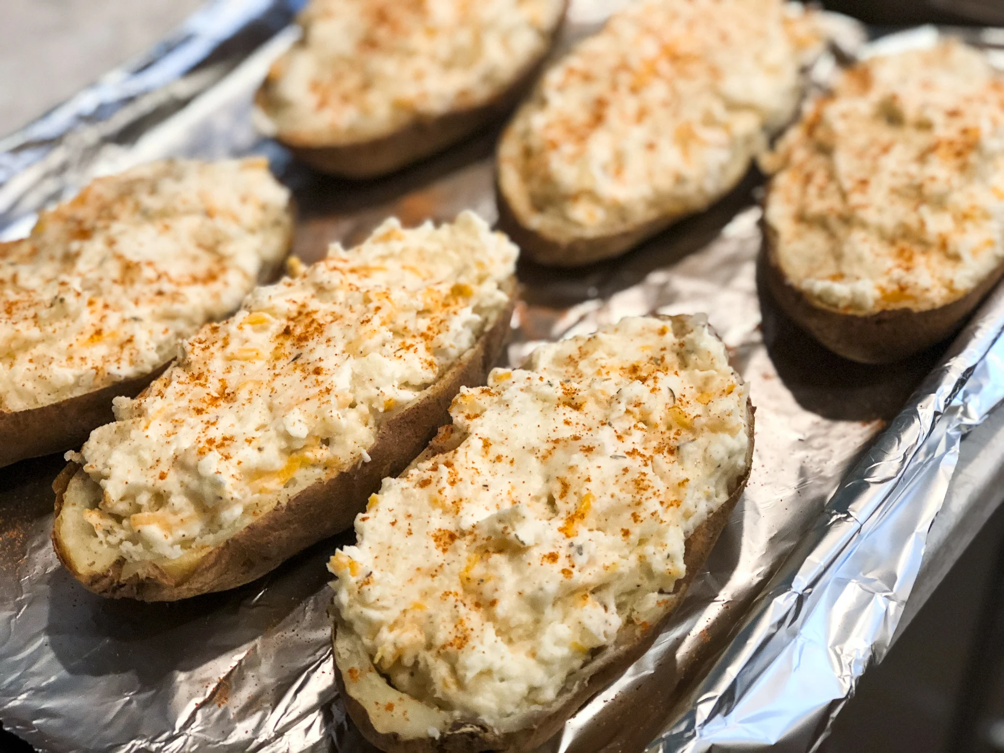 double baked potatoes