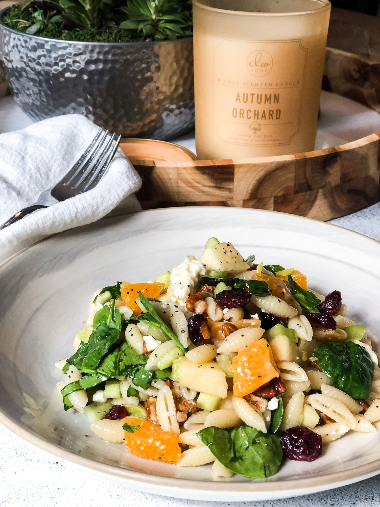 autumn pasta salad