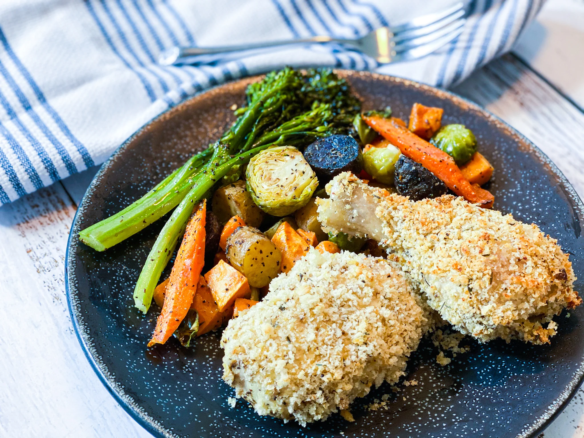 crispy honey mustard chicken