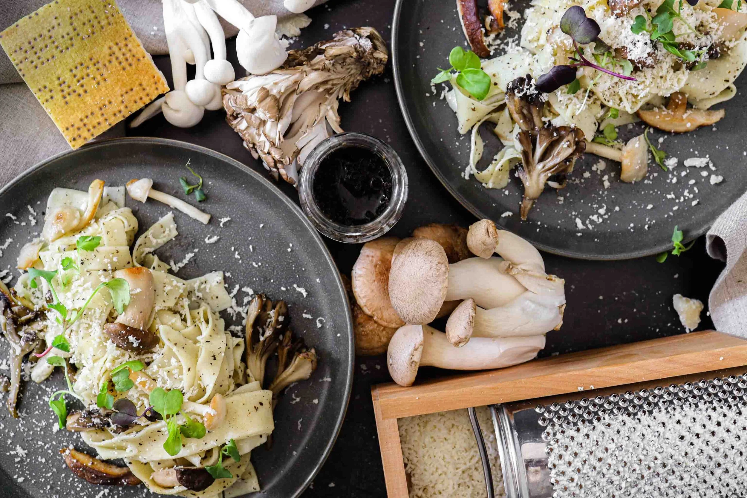 wild mushroom truffle pasta