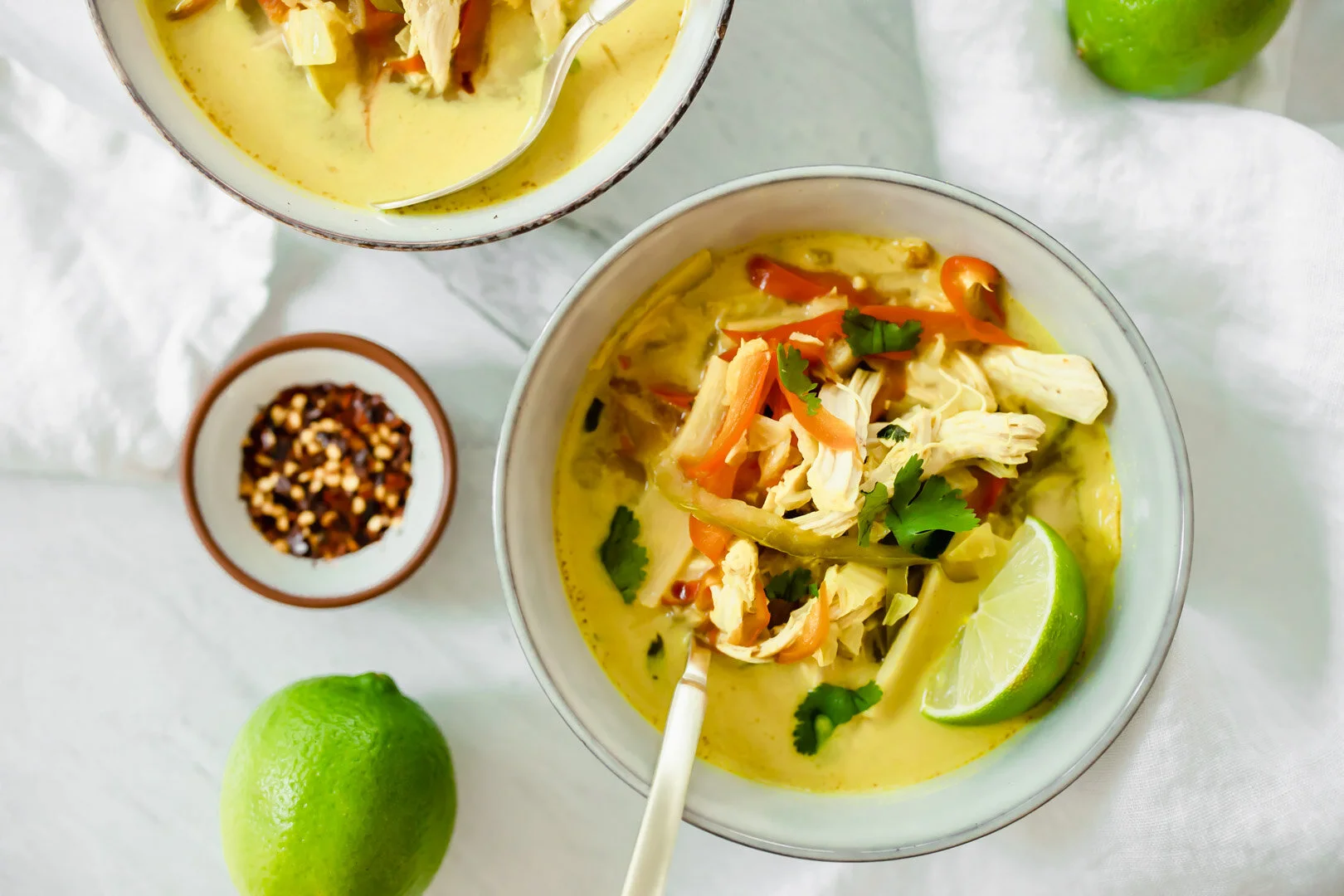 coconut curry chicken soup