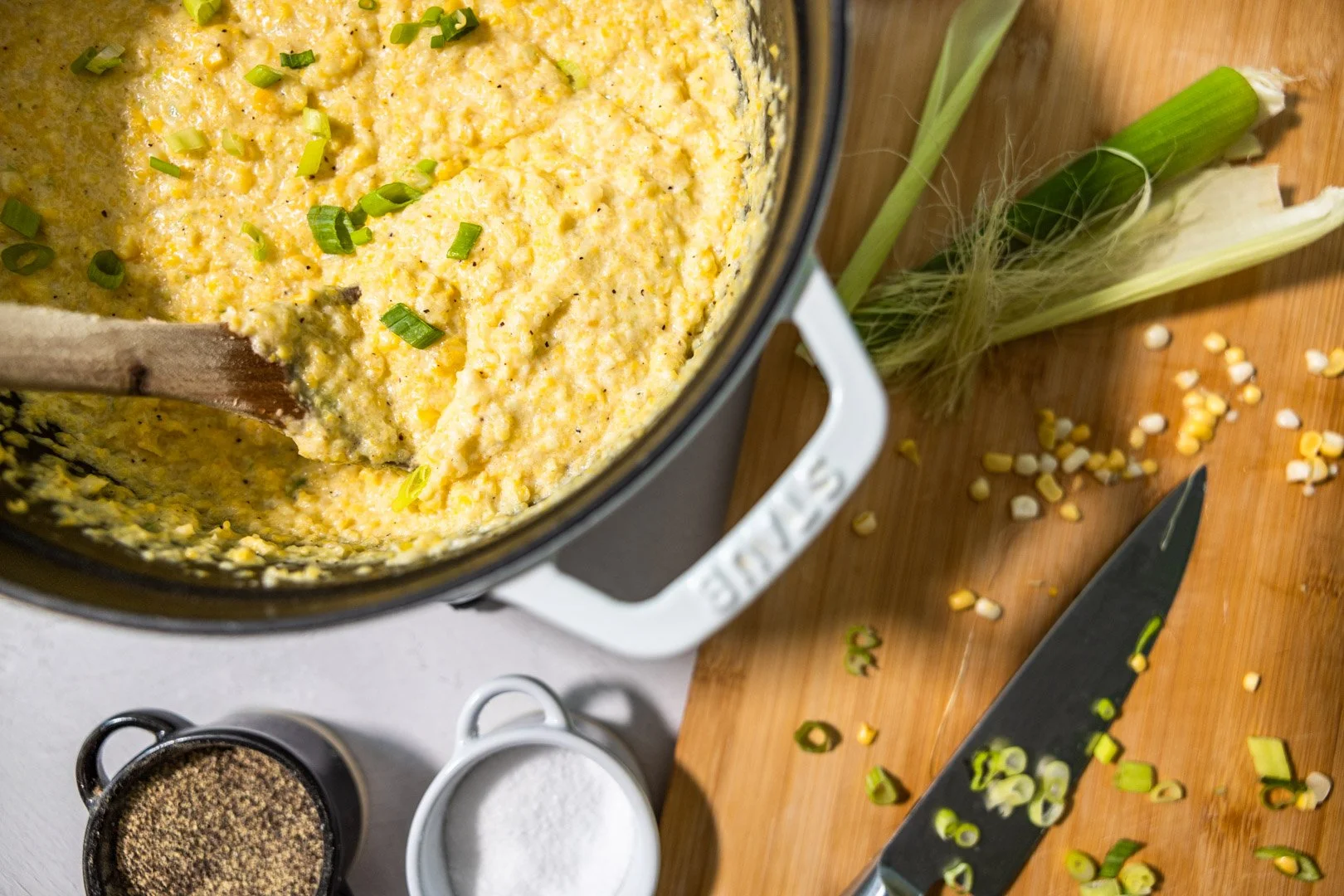 creamed corn polenta