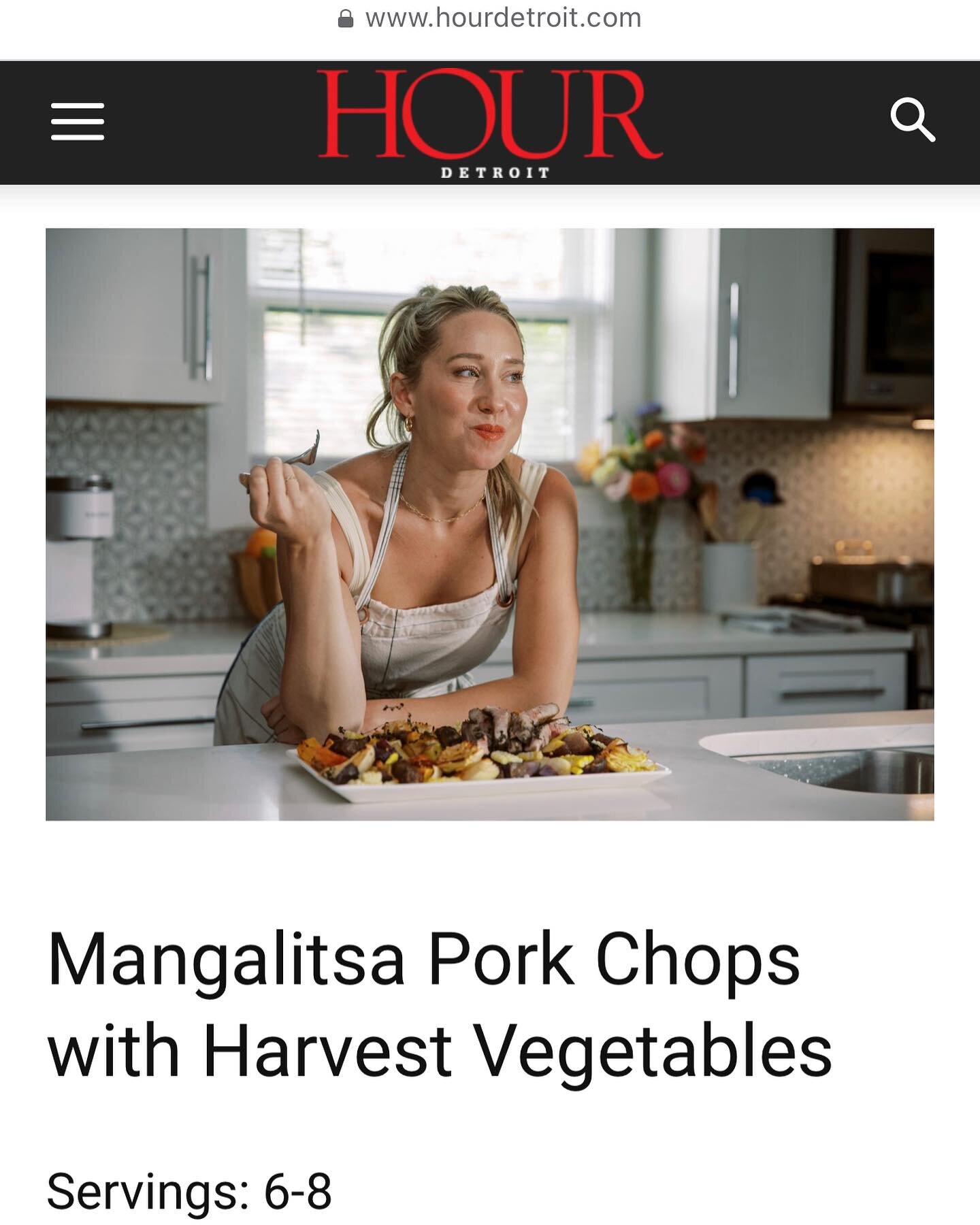 Have you watched the first episode of My Metropolitan Kitchen yet⁉️

Take a stroll through Emma Acres Farms with myself and the @hourdetroitmagazine team while we learn about their ethical farming practices and offerings and then head back to the kit