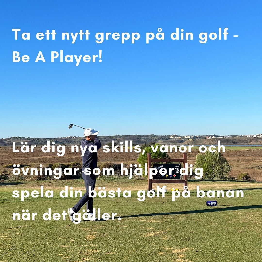 Att spela bra och avslappnad golf handlar mycket om att du &auml;r i ett bra tillst&aring;nd, med fokus p&aring; r&auml;tt saker. 
S&aring; att f&aring; ut det mesta av din golf/ prestation/ teknik beh&ouml;ver du &auml;ven utveckla
dina Playing Skil