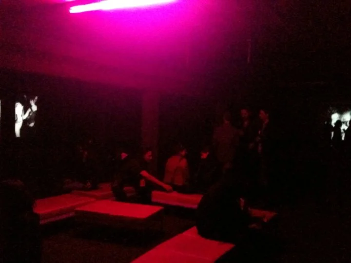 Warhol video viewing room ***videos generously loaned by the Schwules Museum, Berlin