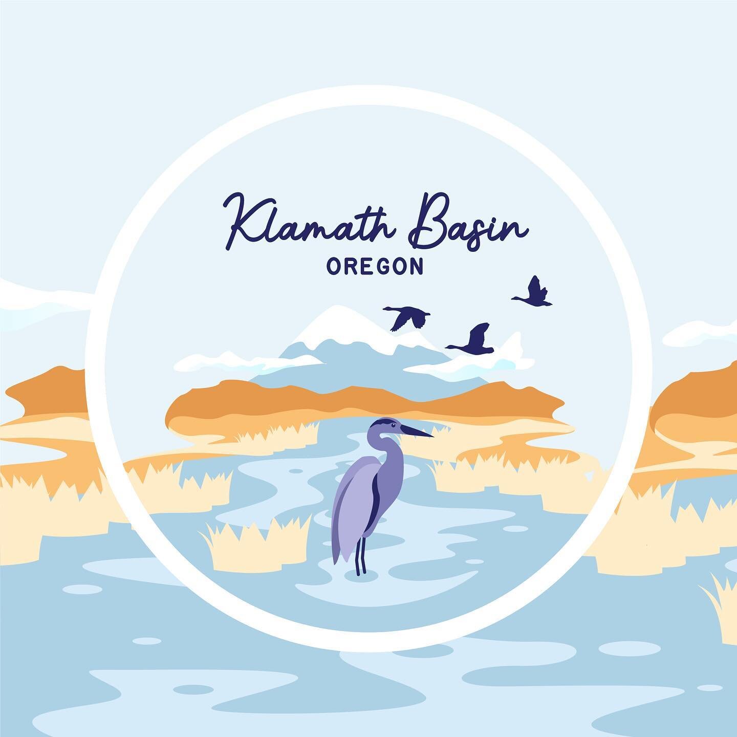 Klamath Basin is a vast region stretching from the Crater Lake in Southern Oregon all the way to Redwoods in Northern California. 

While the basin is home to many fascinating geological &amp; ecological marvels, we chose to celebrate Klamath Lake in