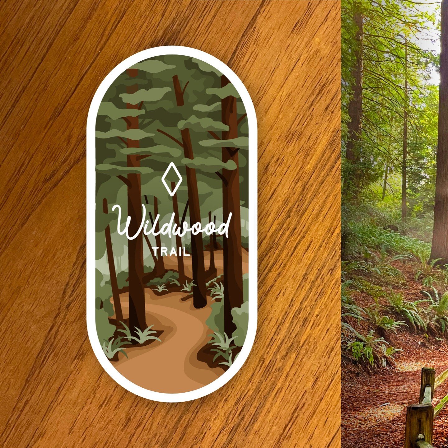 Portland is home to the largest urban park in America - AND you can navigate that park from end-to-end on the iconic Wildwood Trail!!

We've got lots of Northwest-inspired designs coming but this sticker is one of our favorites. Order it today on our