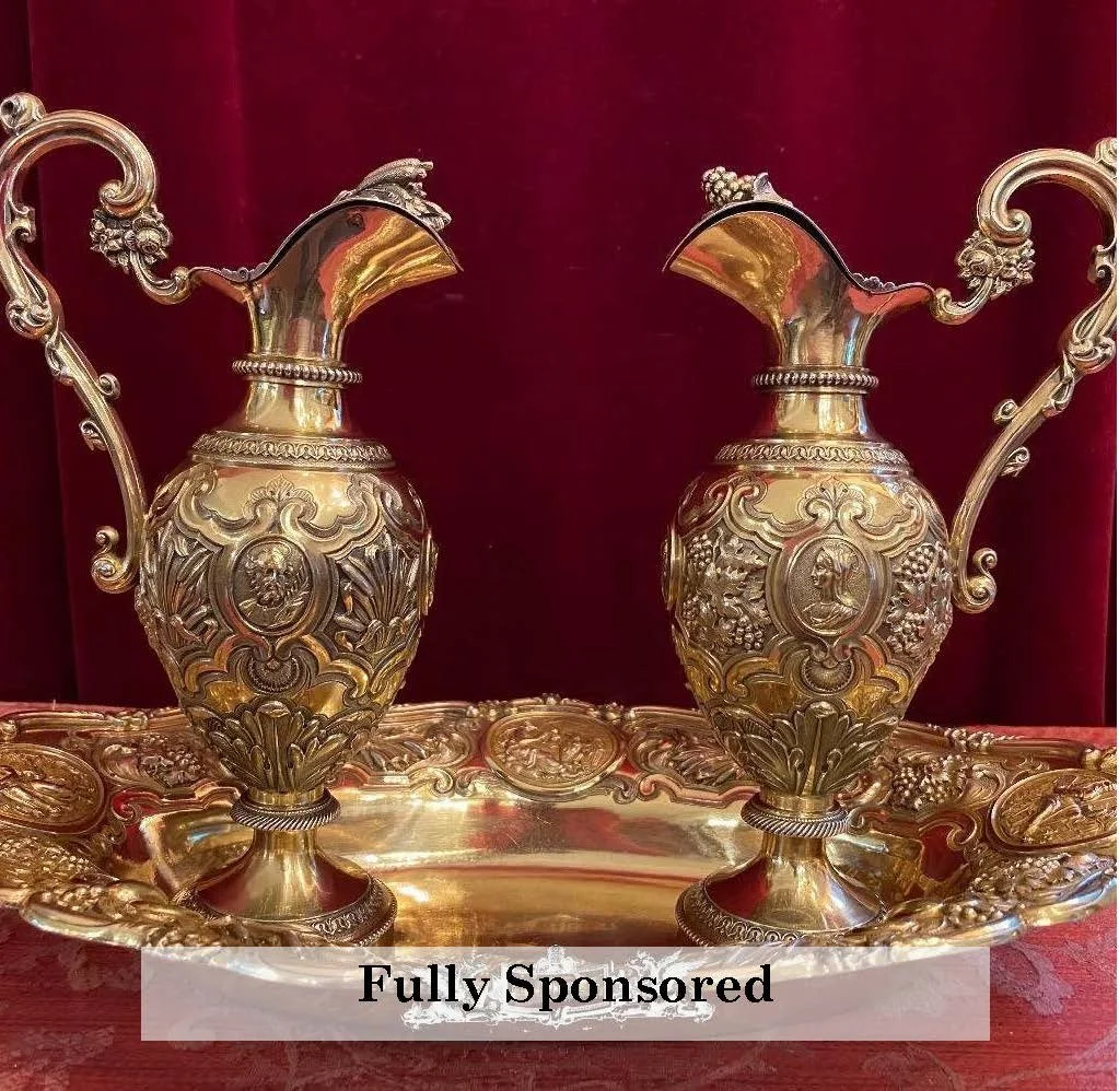 Cruet Set for feast days (total cost: $2,000)
