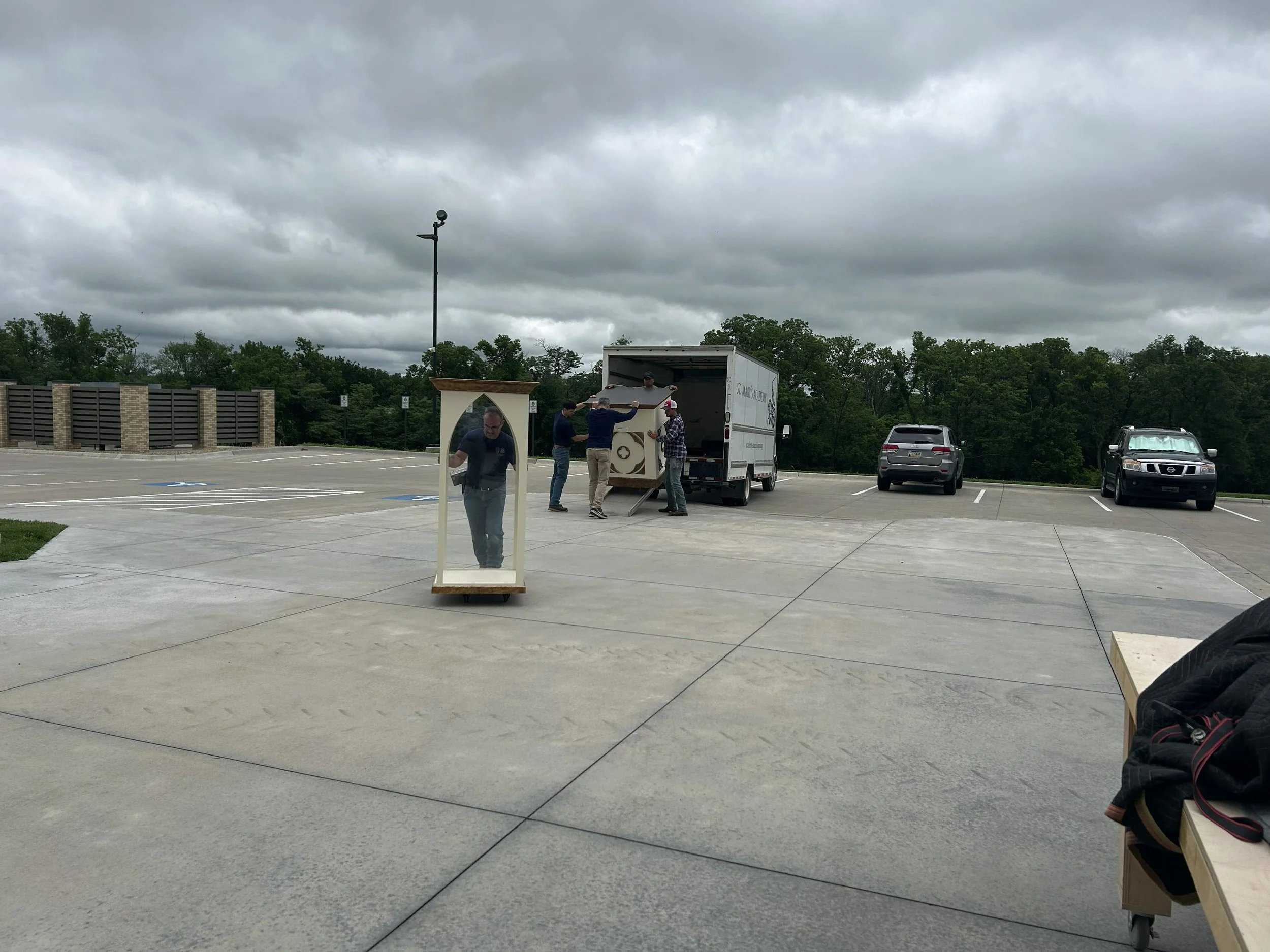 Base and Podium Arrive.jpg