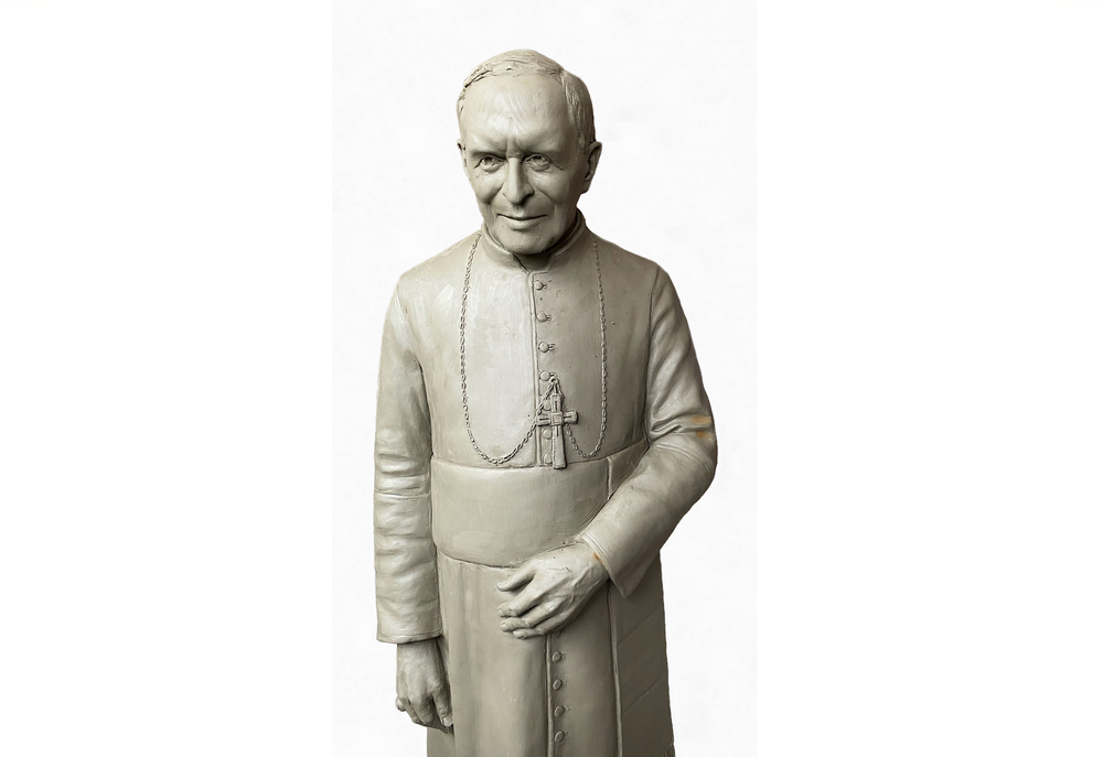 Exterior Statue of Marcel Lefebvre (total cost 21,600) — The Immaculata Church Project
