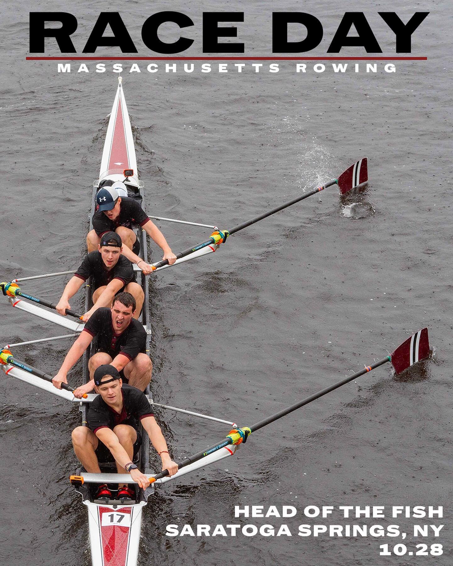 The last race of the fall season is tomorrow is Saratoga Spring, NY, for the Head of the Fish. Nine boats will be making their way down the course, comprised of pairs, quads, fours, and eights.

Go Aggies!