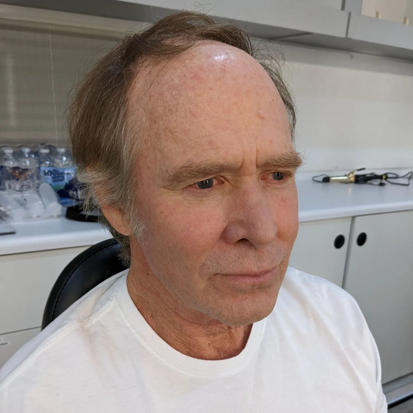 Will Patton ❤️ 

This man has a soft spot in my heart. Something about those Carolina boys.  We instantly bonded and he was such a joy to work with! 

I just did a slight corrective makeup and added a light scar to the side of his neck. 

Additional 