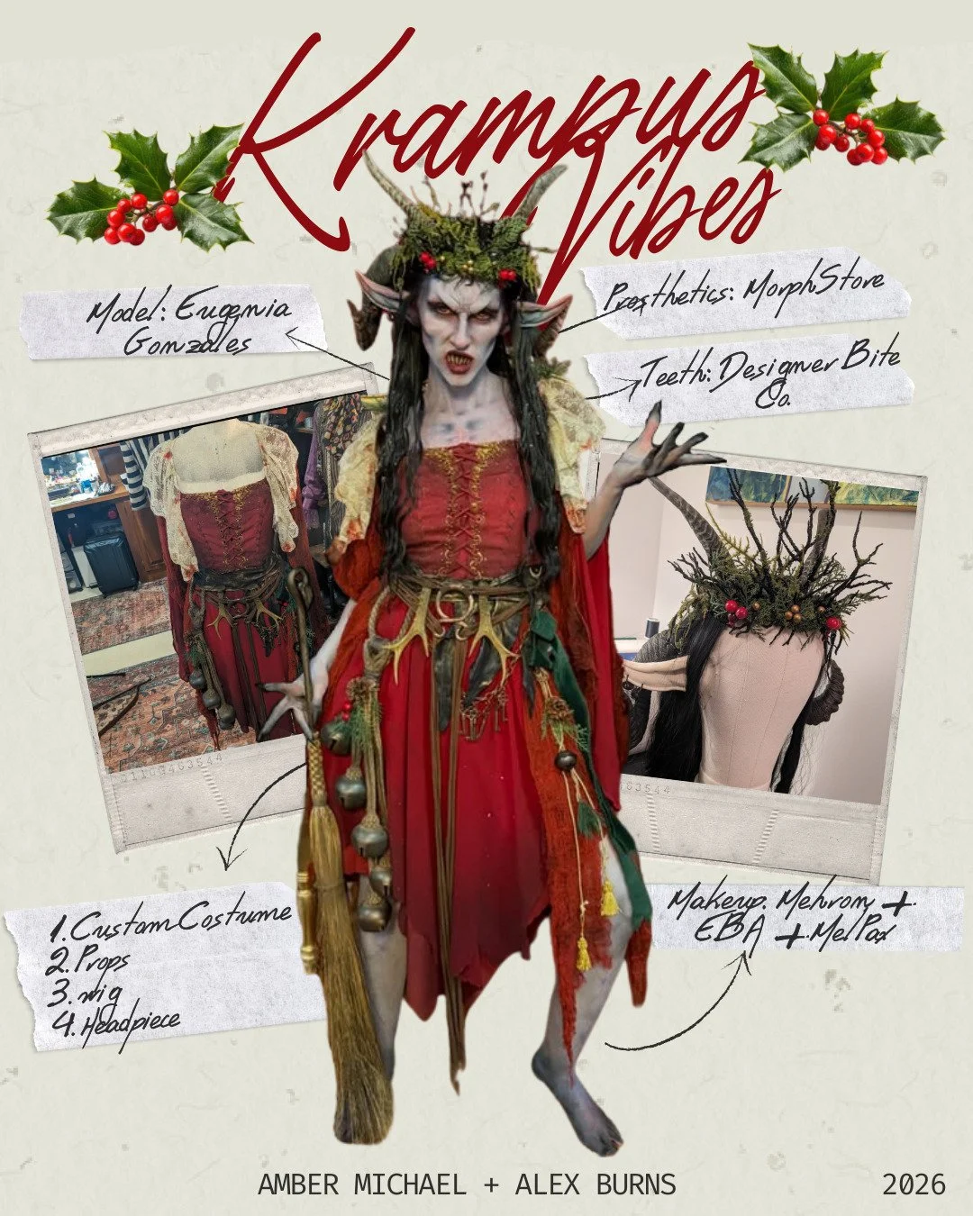 ✨Here&rsquo;s a closer look at the full build &mdash; the headpiece, the sculptural elements, the painted textures, and the layers of shadow, iridescence, and detail that made her come alive.

This character was designed to be seen up close and in mo