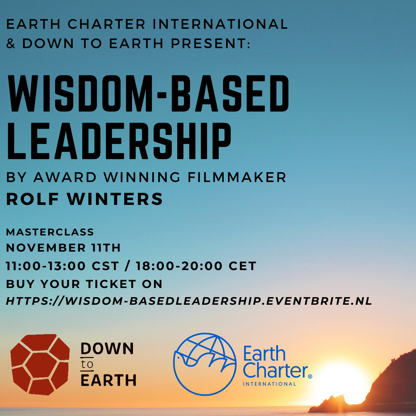 Earth Charter International &amp; DOWN to EARTH invite KULA Community to:  *WISDOM-BASED LEADERSHIP*