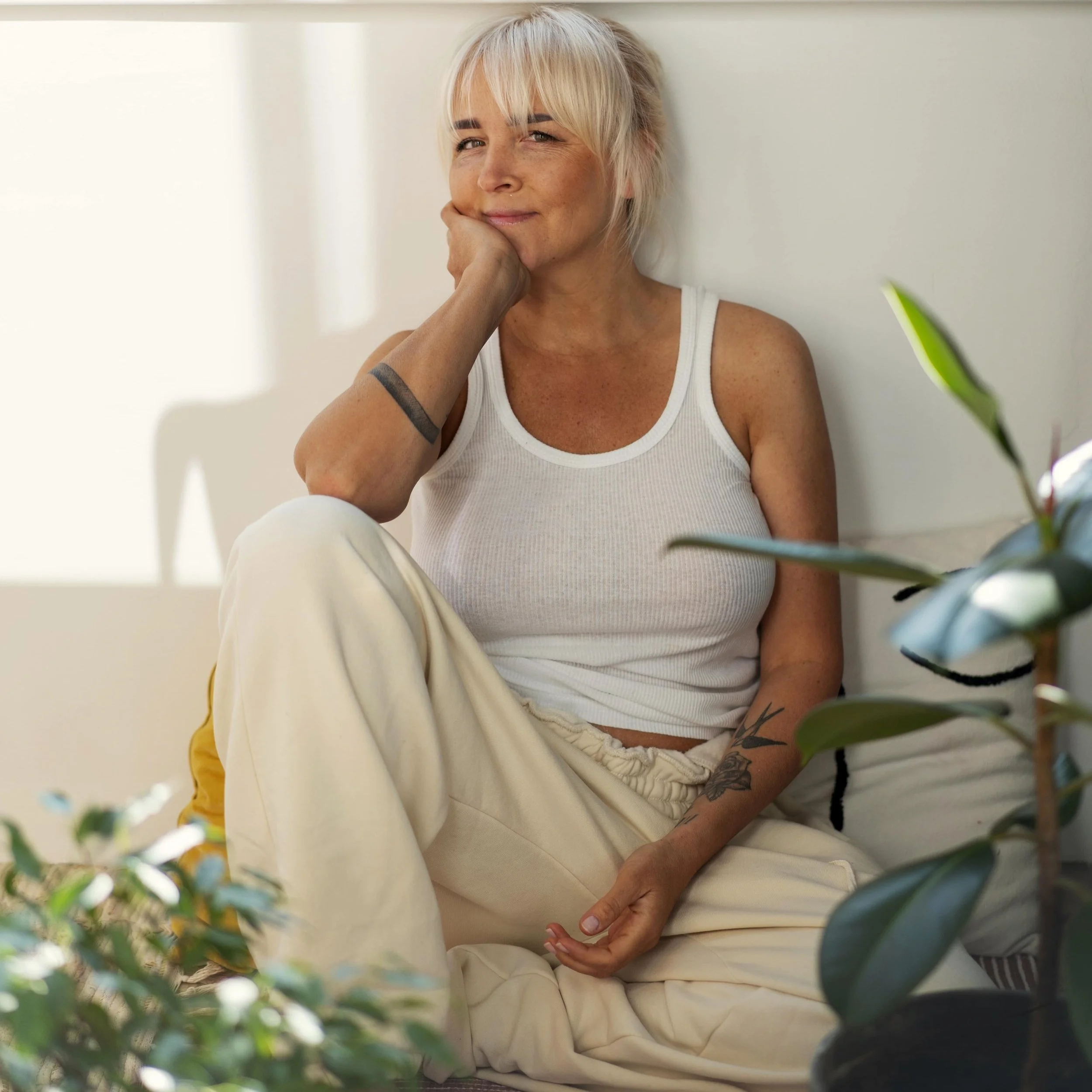 perimenopausal woman