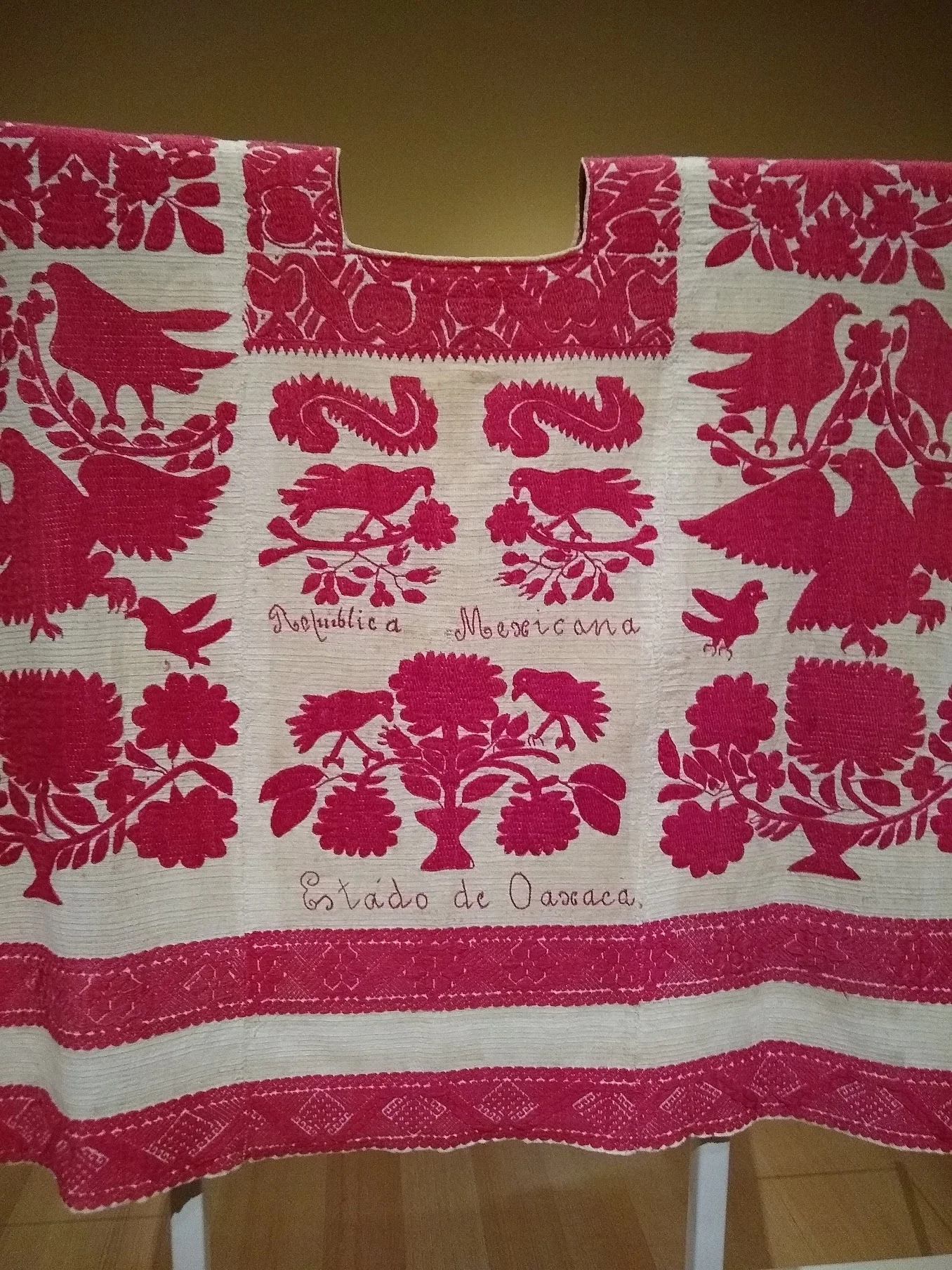 A huilpil worn by Frida and made in Oaxaca, Mexico