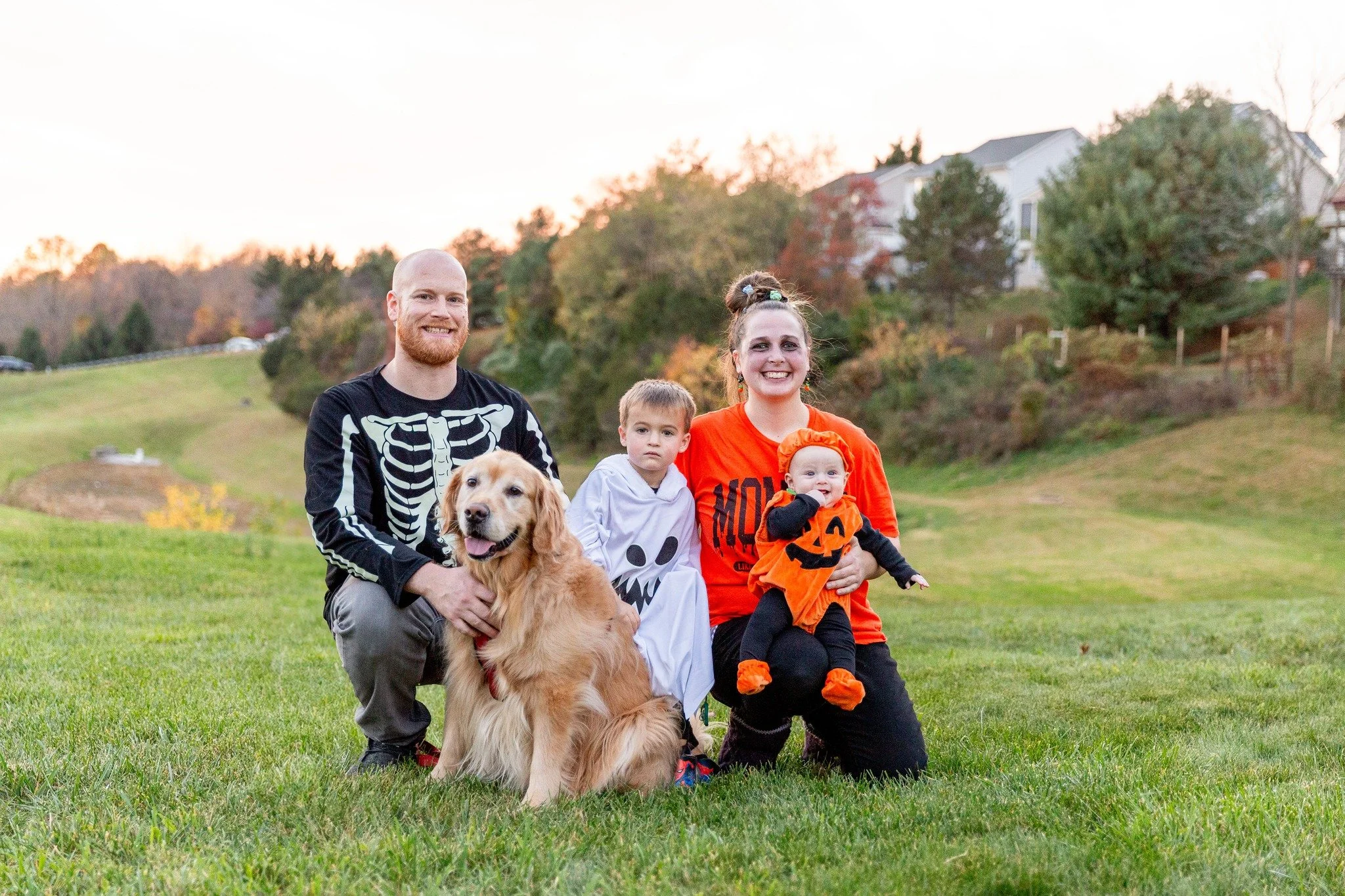 🎃 Happy Halloween from my family to yours! 🎃

Throwback to our family Halloween photos from last year &mdash; I still can&rsquo;t get over how fun these were! 👻

Wishing everyone a fun (and candy-filled!) night full of laughter, costumes, and a li