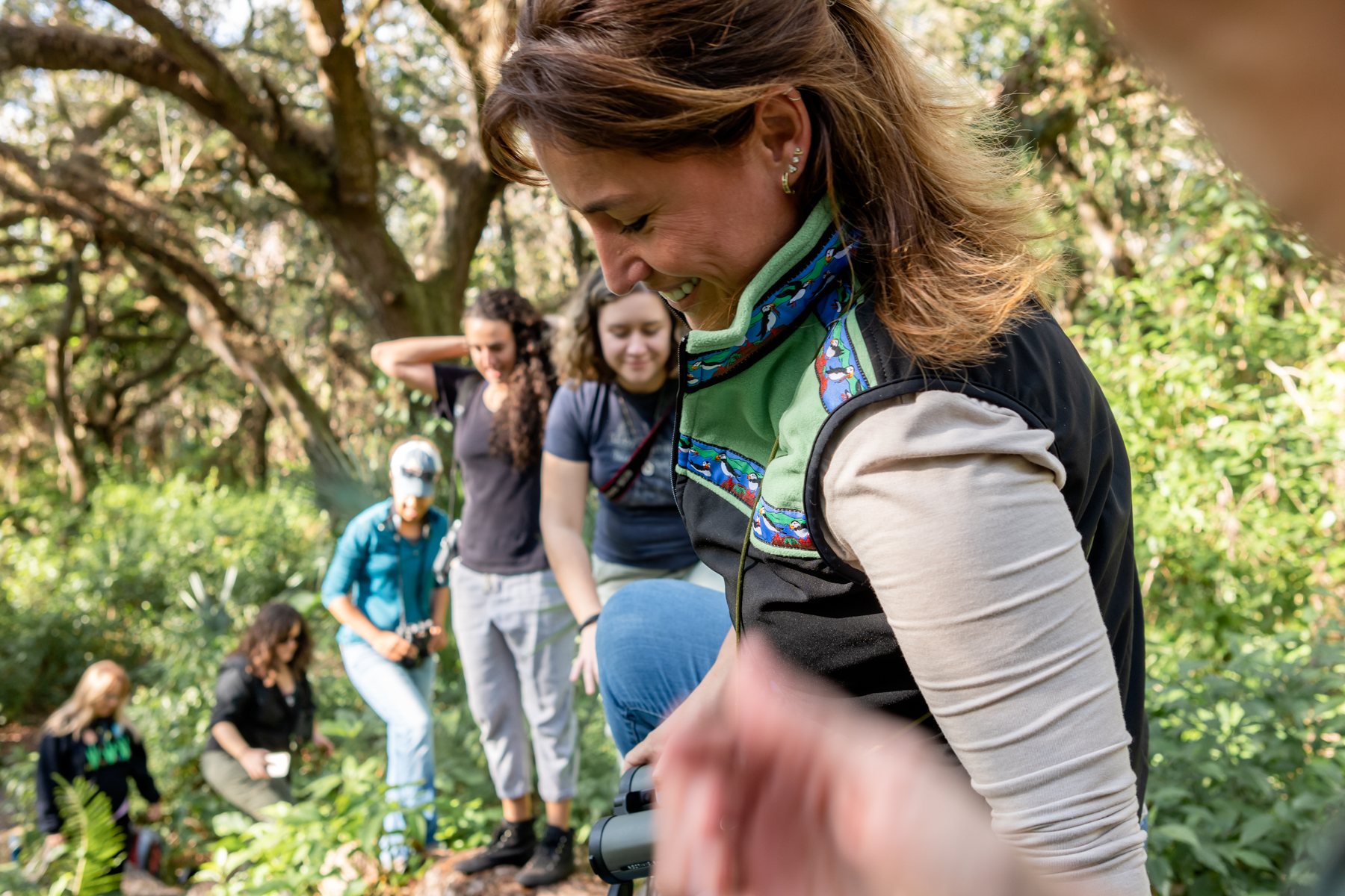 This was group leader Eliana’s first time leading a Phoebes bird walk and she did an amazing job!