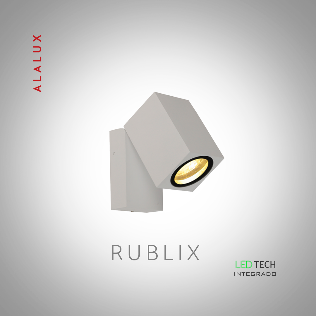  A arandela Rublix é a expressão máxima do pensamento criativo e dinâmico na composição de espaços. Com um design enérgico e marcante, essa arandela destaca-se pela beleza inovadora que imprime em qualquer ambiente, conferindo uma atmosfera única e c