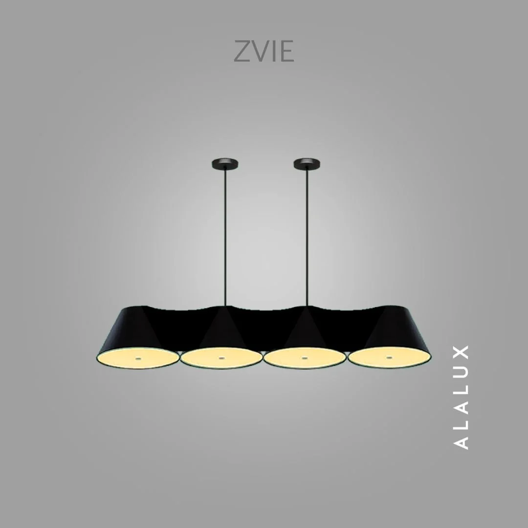 Com design contemporâneo que une proporção equilibrada e estética sofisticada, Zvie realça a luz de forma elegante e cria um contraste visual de grande impacto. Mais do que iluminação, um estilo.