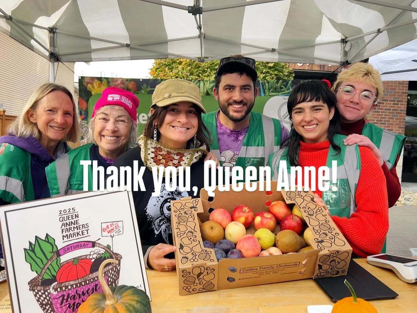 Queen Anne — you showed up big this summer. From the first cherries to the last peaches, you filled our booth (and our hearts) every single week. Thank you for making our fruit part of your routine, for stopping by with stories, jokes, and the