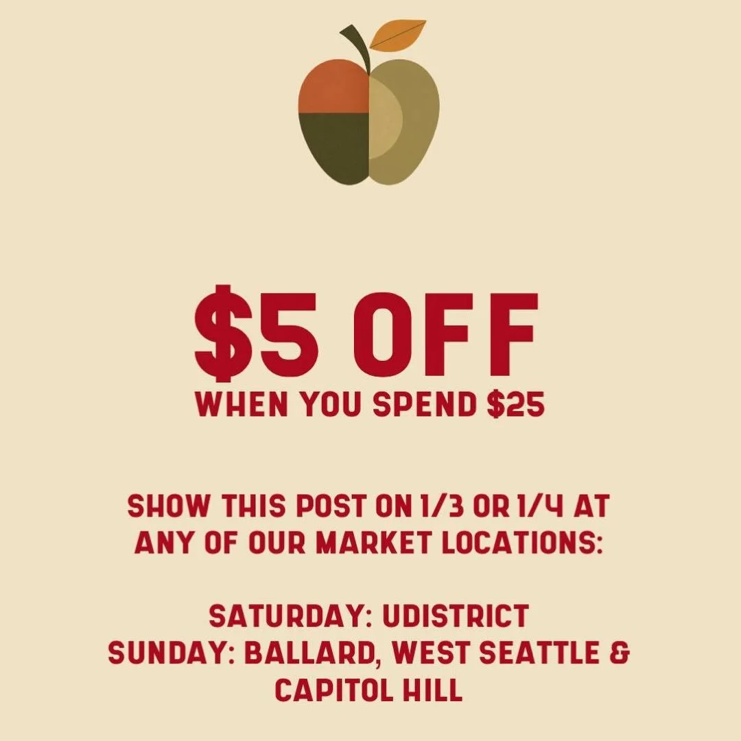 👋 2026 Fruitful Era, Checking In: 📊 Studies show the best resolutions are bite-sized. 

🍎 Eat more fruit
💸 Spend with intention
🌱 Support local

Take $5 off your first fruit haul of 2026 when you spend $25+ at our weekend markets (1/3 &amp; 1/4)
