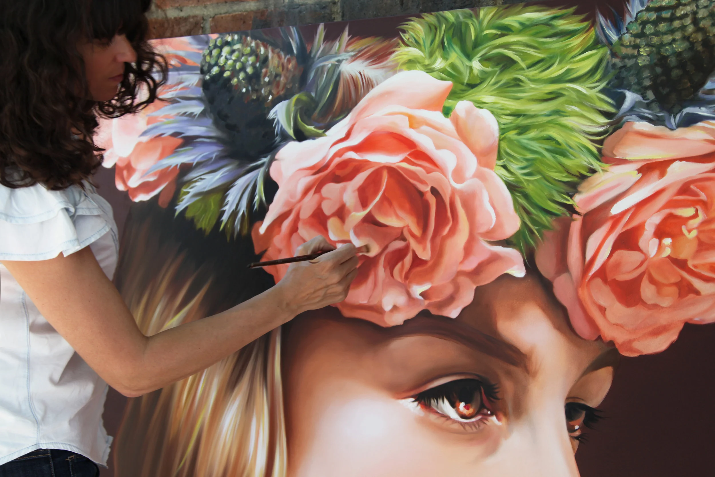 Me painting