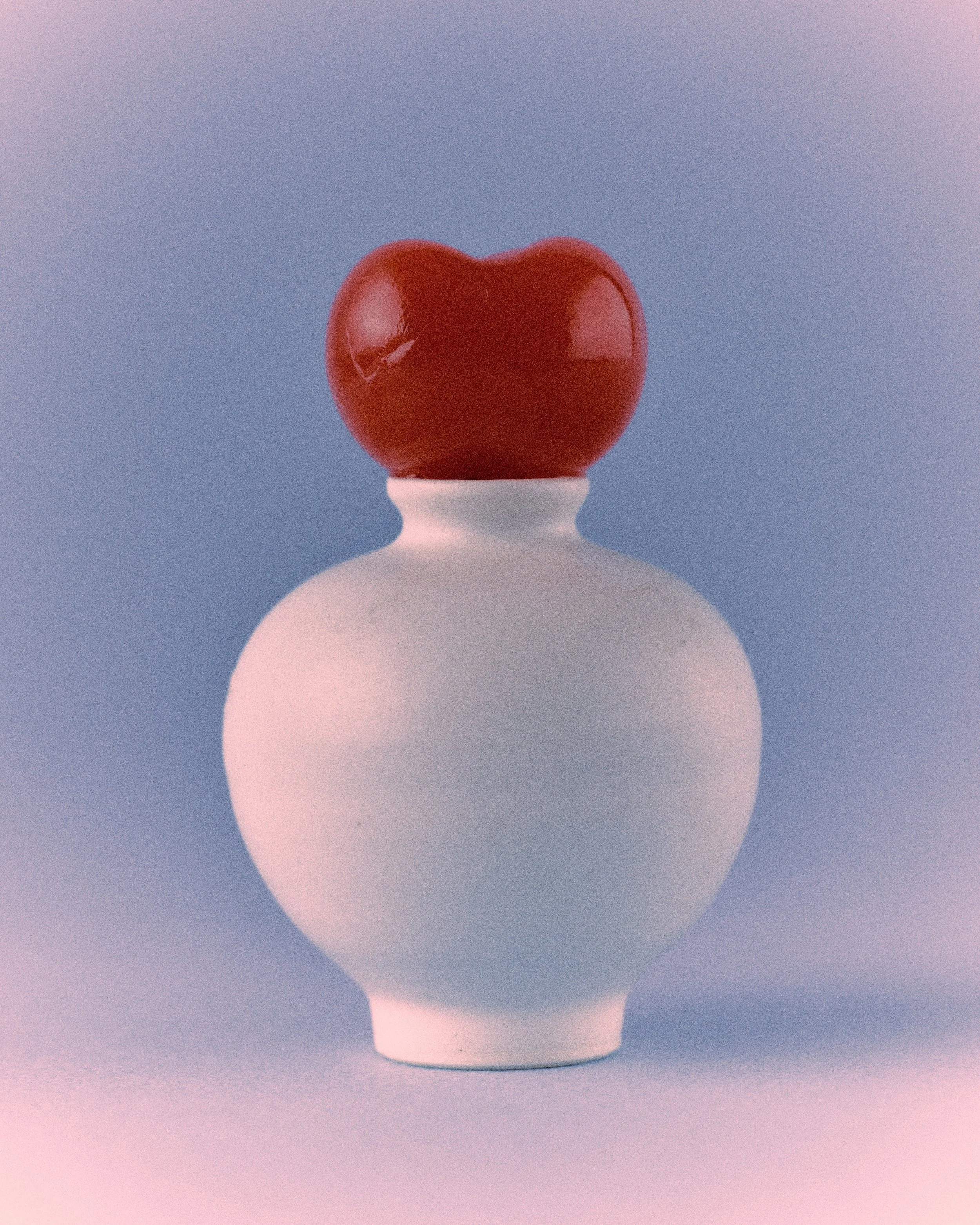 Red on White