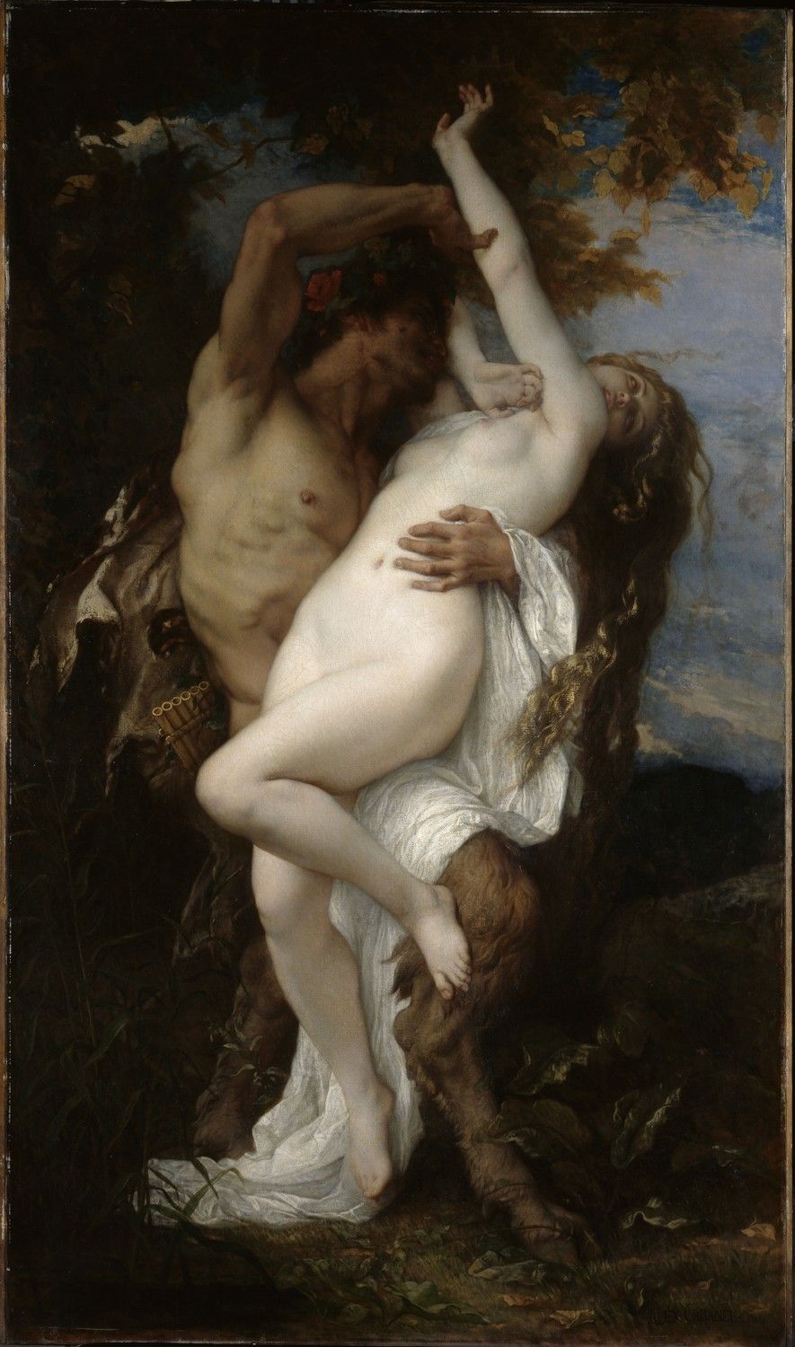 Nymph and Satyr - Alexandre Cabanel (1860)